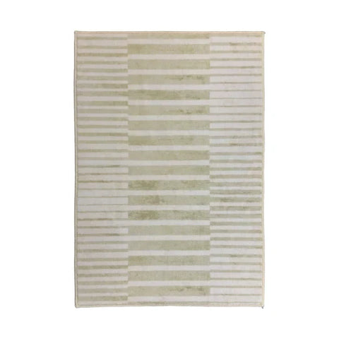 Washable Area Rugs for Living Room, Bedroom & Dining Room – Modern Soft Low Pile Non Slip Carpet – Pet Friendly Waterproof Foldable Rugs for Home