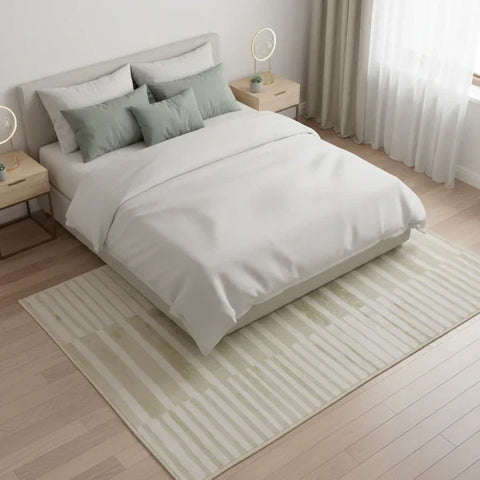 Washable Area Rugs for Living Room, Bedroom & Dining Room – Modern Soft Low Pile Non Slip Carpet – Pet Friendly Waterproof Foldable Rugs for Home