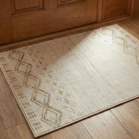 Washable Area Rugs for Living Room, Bedroom & Dining Room – Modern Soft Low Pile Non Slip Carpet – Pet Friendly Waterproof Foldable Rugs for Home