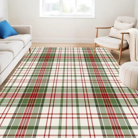 Washable Area Rugs for Living Room, Bedroom & Dining Room – Modern Soft Low Pile Non Slip Carpet – Pet Friendly Waterproof Foldable Rugs for Home